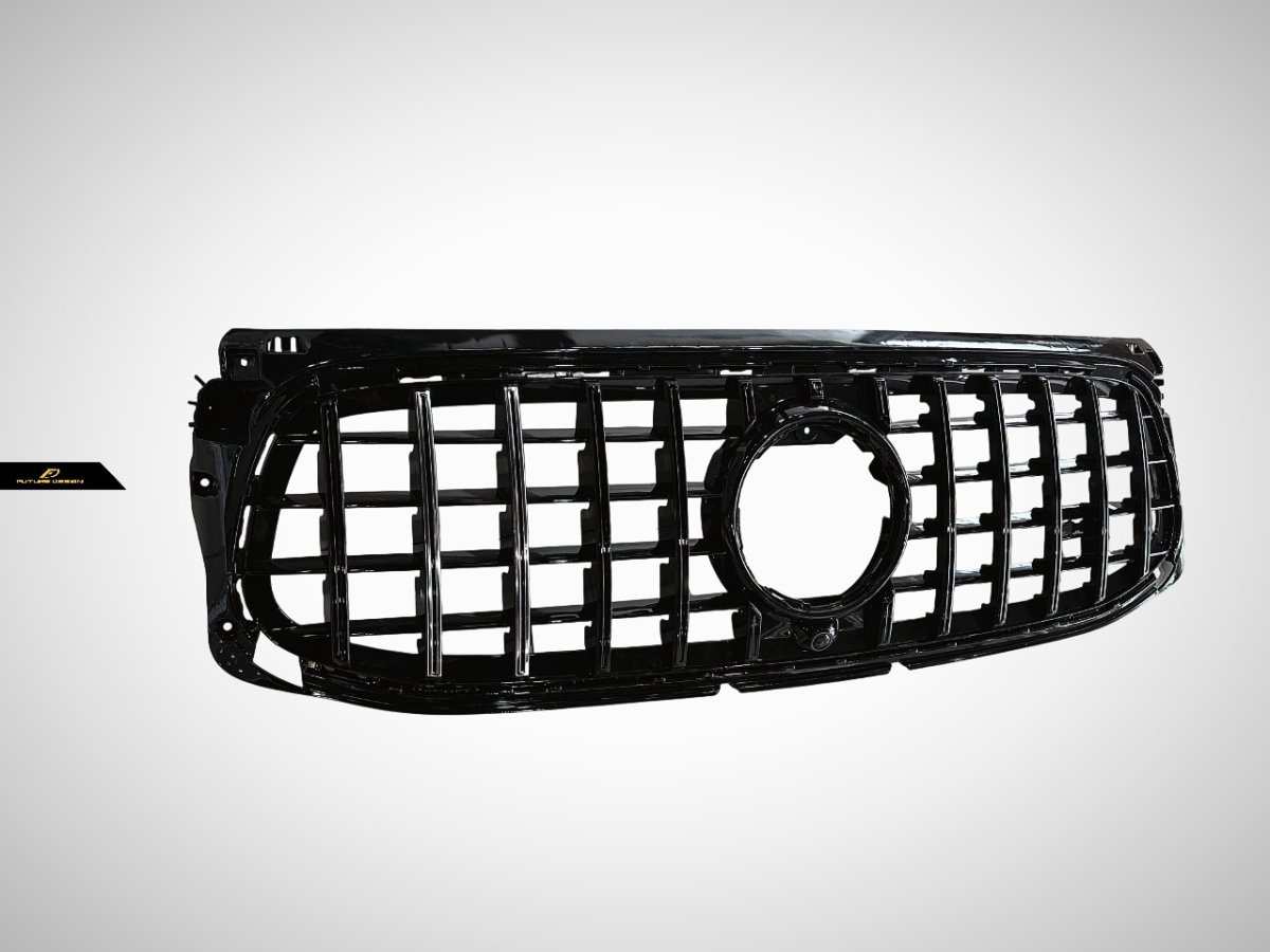 画像6: BENZ メルセデス・ベンツ GLB-Class X247 前期車 AMGライン専用 パナメリカーナ GT 艶ありブラック 2本メッキクローム グリル AMG GLB200d GLB250 (6)