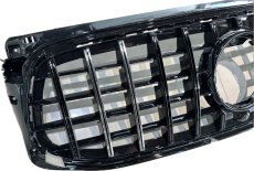 画像5: BENZ メルセデス・ベンツ GLB-Class X247 前期車 AMGライン専用 パナメリカーナ GT 艶ありブラック 2本メッキクローム グリル AMG GLB200d GLB250 (5)