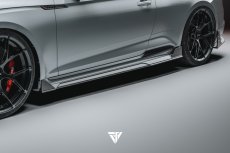 画像1: AUDI RS5 B9 サイドスカート 本物DryCarbon ドライカーボン (1)