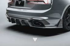 画像4: AUDI RS5 B9 リア ディフューザー 本物DryCarbon ドライカーボン (4)