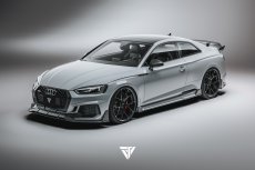 画像4: AUDI RS5 B9 サイドスカート 本物DryCarbon ドライカーボン (4)
