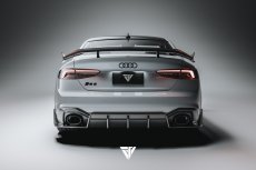 画像1: AUDI RS5 B9 リア ディフューザー 本物DryCarbon ドライカーボン (1)