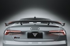画像4: AUDI RS5 B9 リアウィング スポイラー 本物DryCarbon ドライカーボン (4)