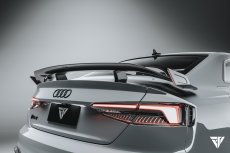 画像2: AUDI RS5 B9 リアウィング スポイラー 本物DryCarbon ドライカーボン (2)