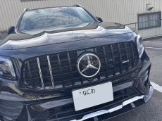 画像1: BENZ メルセデス・ベンツ GLB-Class X247 前期車 AMGライン専用 パナメリカーナ GT 艶ありブラック 2本メッキクローム グリル AMG GLB200d GLB250 (1)