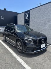 画像11: BENZ メルセデス・ベンツ GLB-Class X247 前期車 AMGライン専用 パナメリカーナ GT 艶ありブラック 2本メッキクローム グリル AMG GLB200d GLB250 (11)