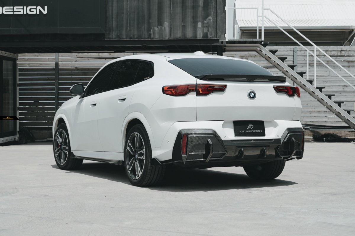 画像24: BMW Xシリーズ X2 U10 Mスポーツ リアディフューザー 本物DryCarbon ドライカーボン (24)