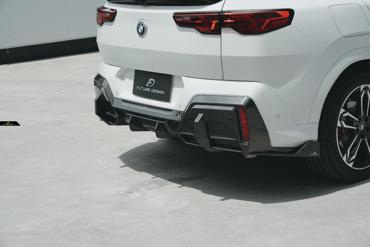 画像23: BMW Xシリーズ X2 U10 Mスポーツ リアディフューザー 本物DryCarbon ドライカーボン (23)