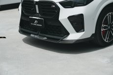 画像1: BMW Xシリーズ X2 U10 Mスポーツ フロントバンパー用 リップスポイラー V2 本物DryCarbon ドライカーボン (1)