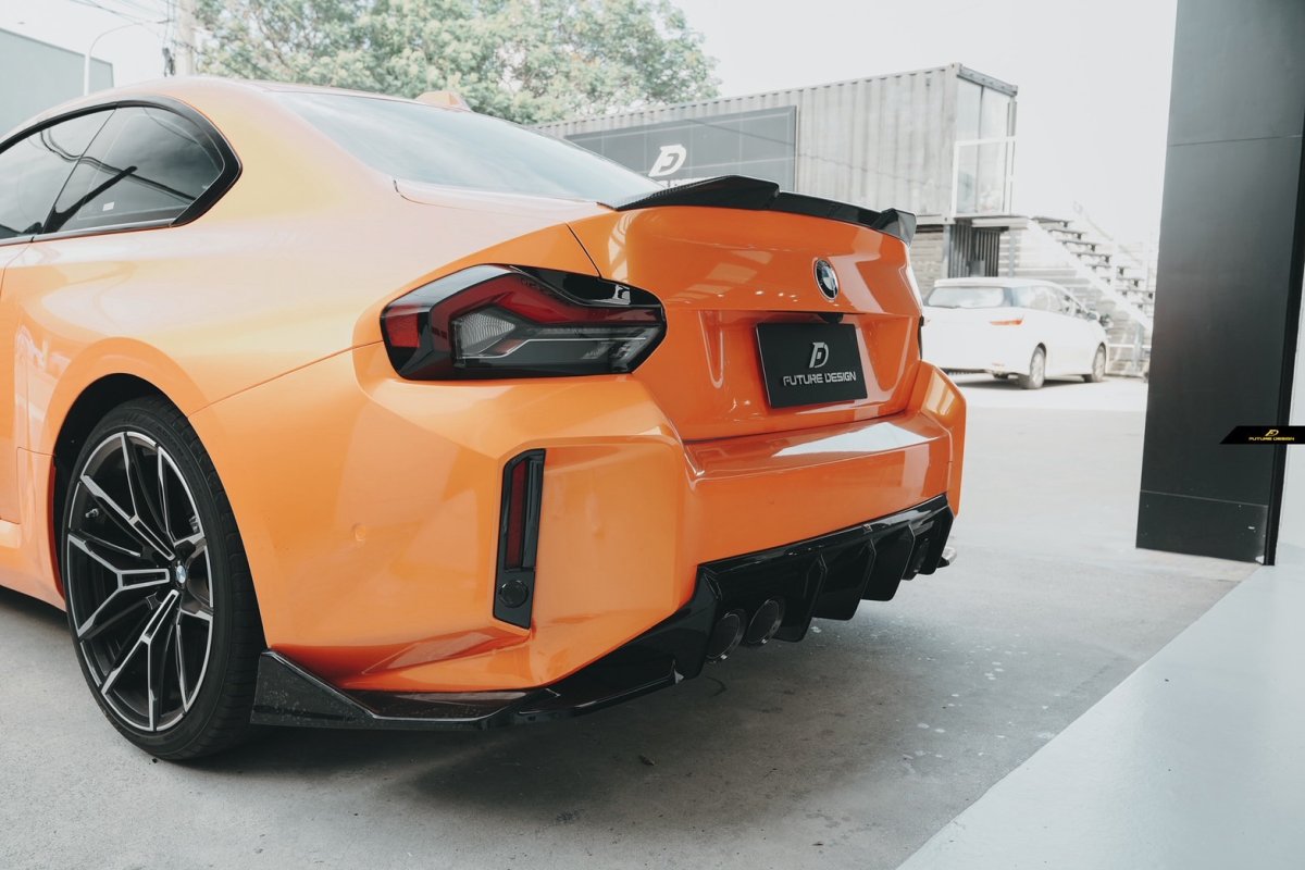 画像21: BMW 2シリーズ G87 クーペ M2 リアスポイラー 本物DryCarbon ドライカーボン (21)