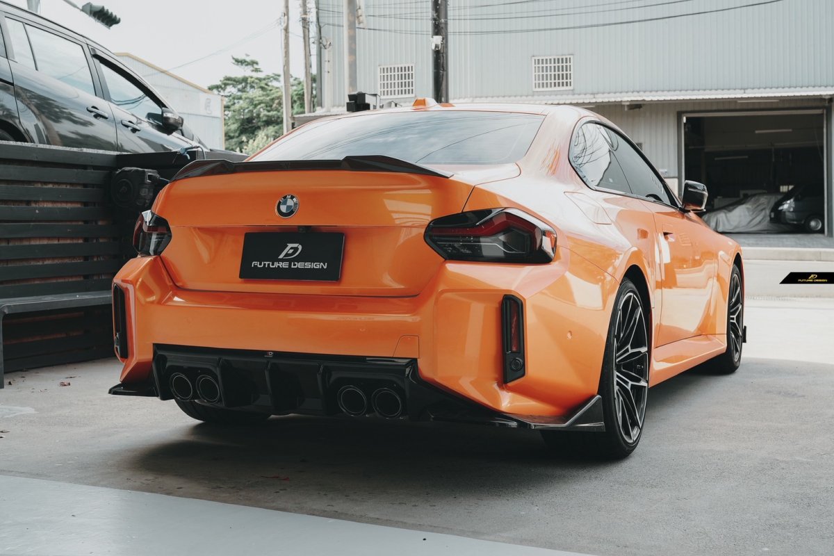 画像22: BMW 2シリーズ G87 クーペ M2 リアスポイラー 本物DryCarbon ドライカーボン (22)