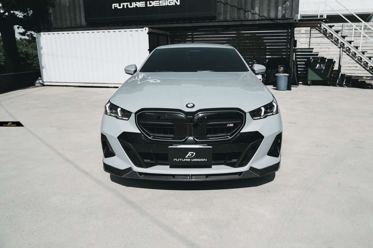 画像29: 【送料無料】BMW 5シリーズ i5 G60 G61 フロント用 リップスポイラー 本物DryCarbon ドライカーボン (29)