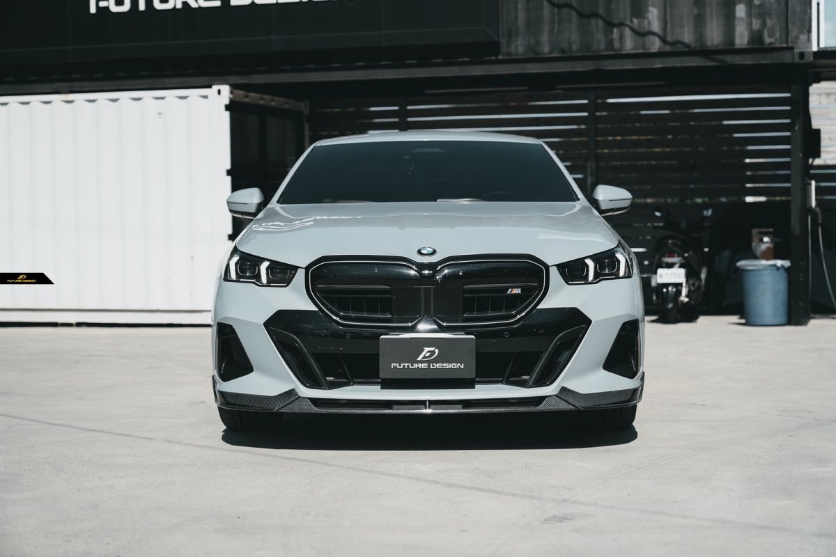 画像26: 【送料無料】BMW 5シリーズ i5 G60 G61 フロント用 リップスポイラー 本物DryCarbon ドライカーボン (26)