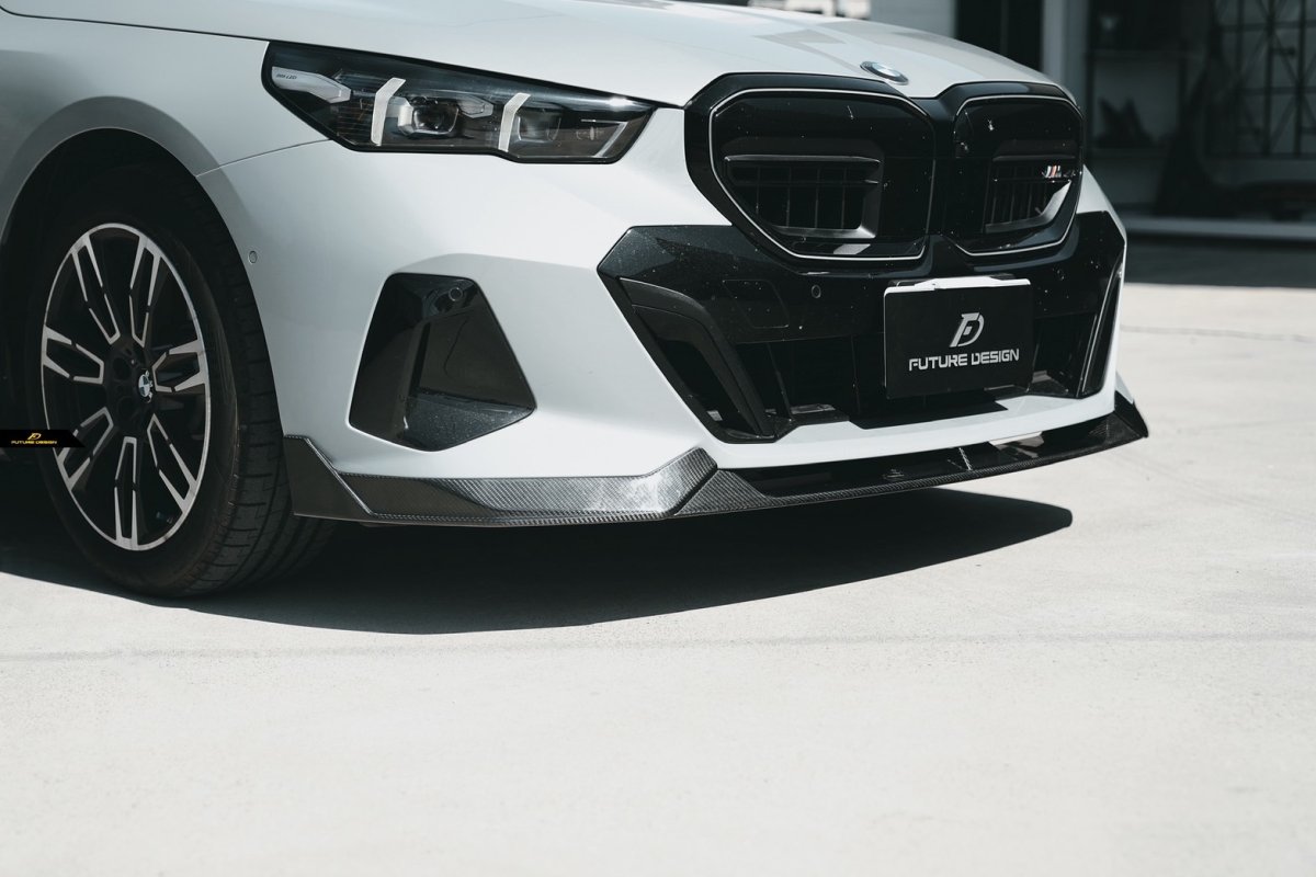 画像22: 【送料無料】BMW 5シリーズ i5 G60 G61 フロント用 リップスポイラー 本物DryCarbon ドライカーボン (22)