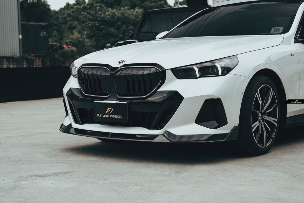 画像35: 【送料無料】BMW 5シリーズ i5 G60 G61 フロント用 リップスポイラー 本物DryCarbon ドライカーボン (35)