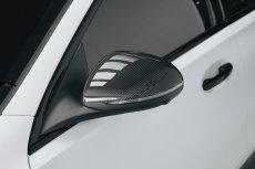 画像1: BENZ メルセデス・ベンツ C-Class W206セダン C206クーペ S206ワゴン 専用 ドアミラー カバー 本物DryCarbon ドライカーボン (1)