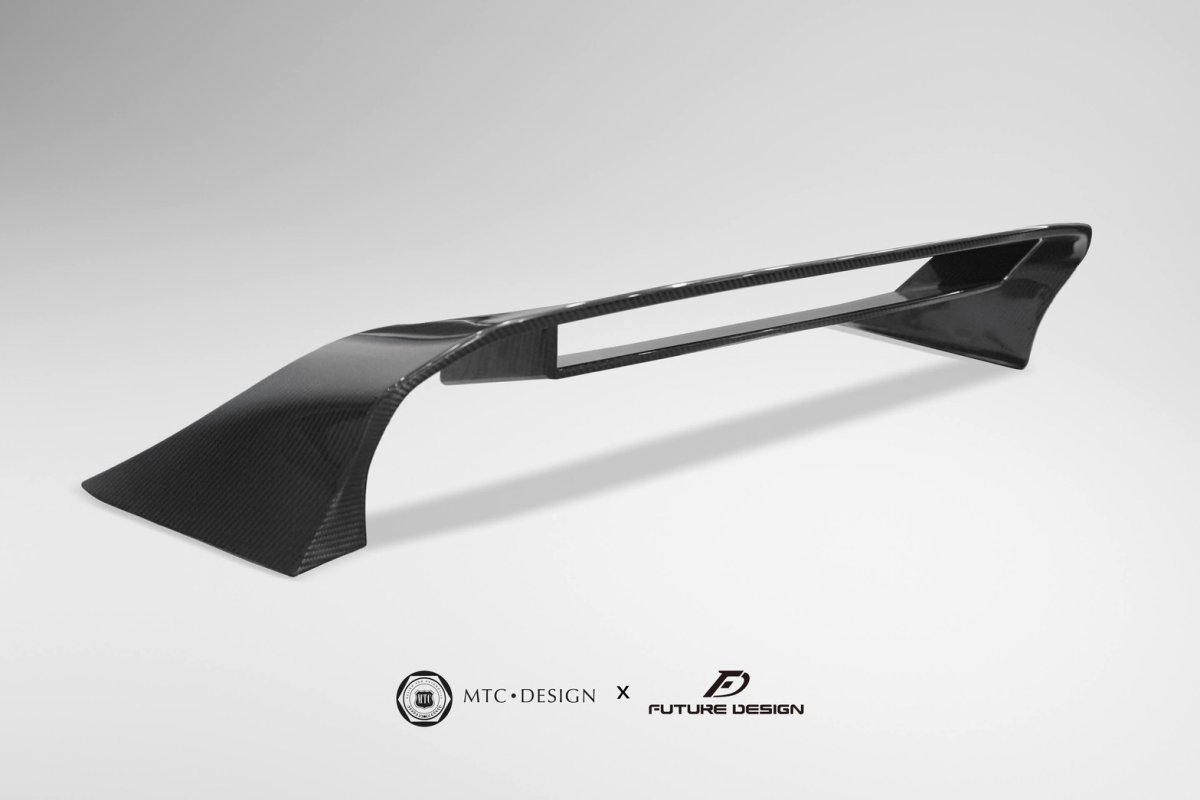 画像3: 【FD×MTC】BMW 2シリーズ G87 クーペ M2用 リアウィング V2 本物DryCarbon ドライカーボン (3)