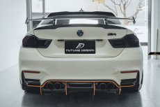 画像22: BMW 4シリーズ F82 スタンダード F83 カブリオレ M4 トランク用  リアウィング 本物DryCarbon ドライカーボン (22)