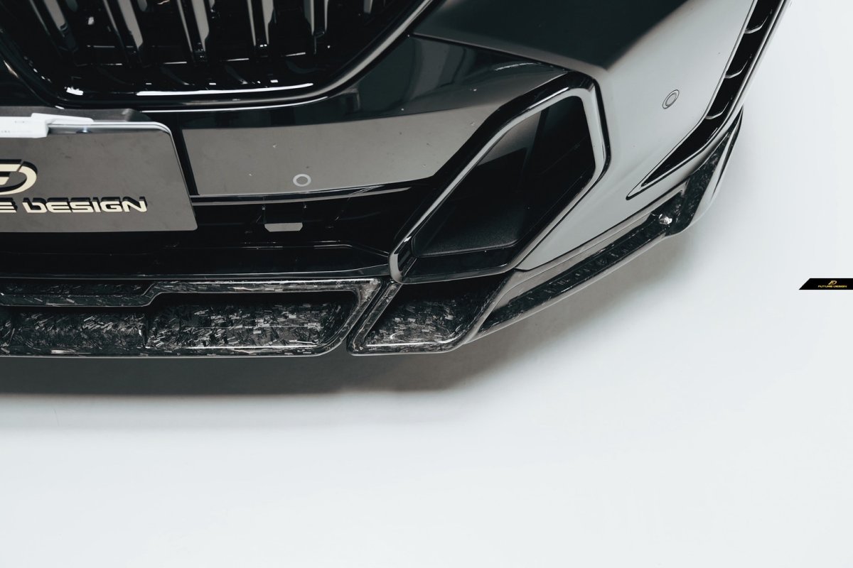 画像24: BMW Xシリーズ X6 G06 後期 Mスポーツ フロントバンパー用 リップスポイラー 本物DryCarbon ドライカーボン (24)