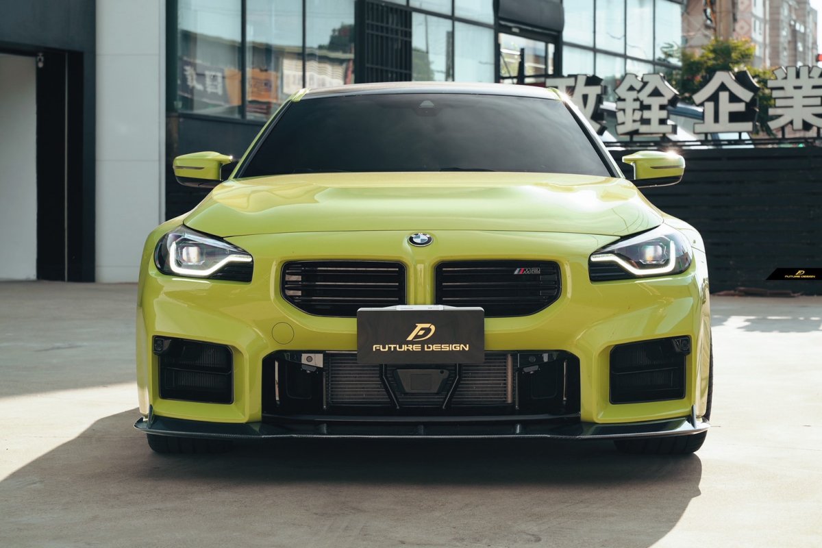 画像36: 【FD×MTC】BMW 2シリーズ G87 クーペ フロント M2用 リップスポイラー 本物DryCarbon ドライカーボン (36)