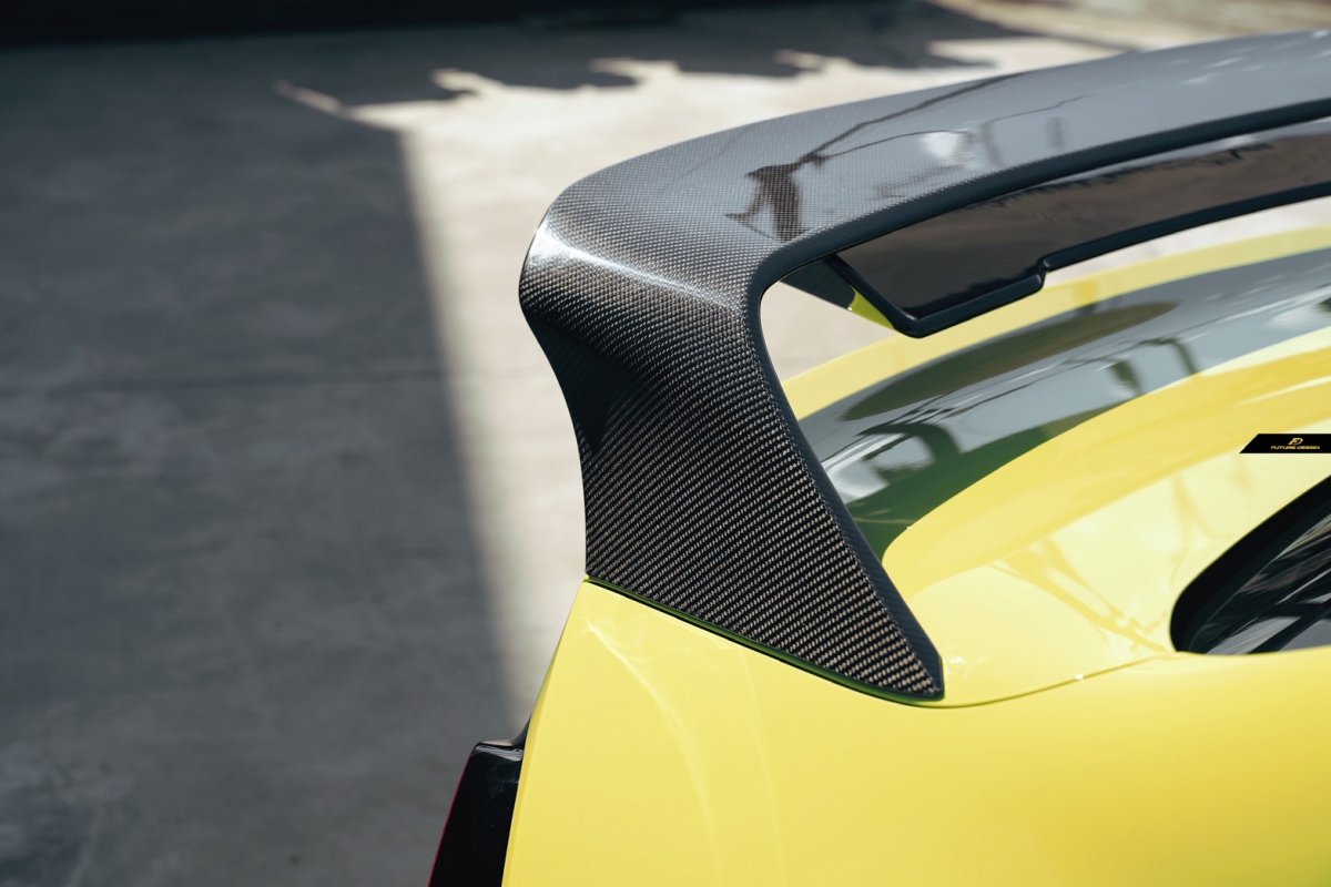 画像6: 【FD×MTC】BMW 2シリーズ G87 クーペ M2用 リアウィング V2 本物DryCarbon ドライカーボン (6)