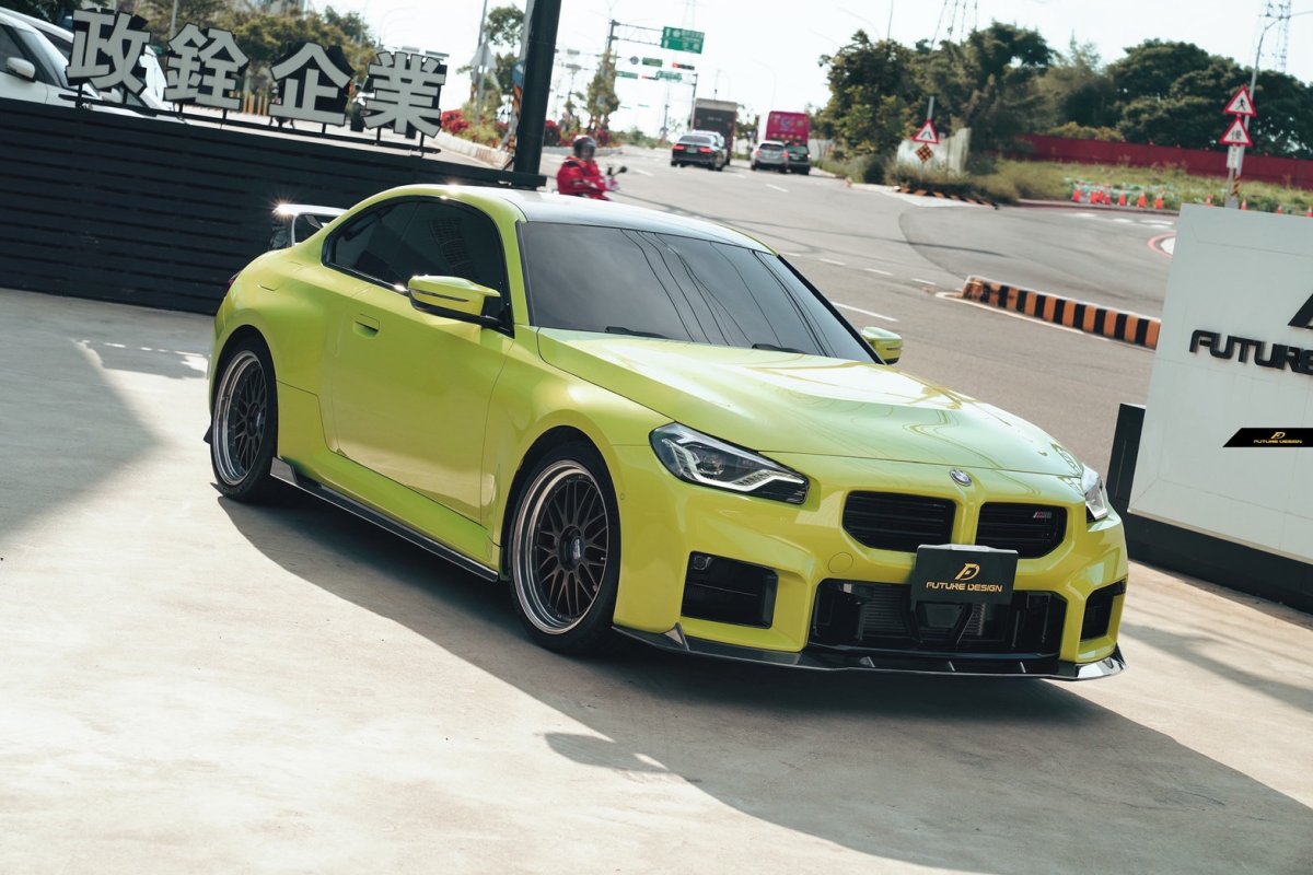 画像5: BMW 2シリーズ G87 クーペ M2用 サイドスカート 本物DryCarbon ドライカーボン (5)