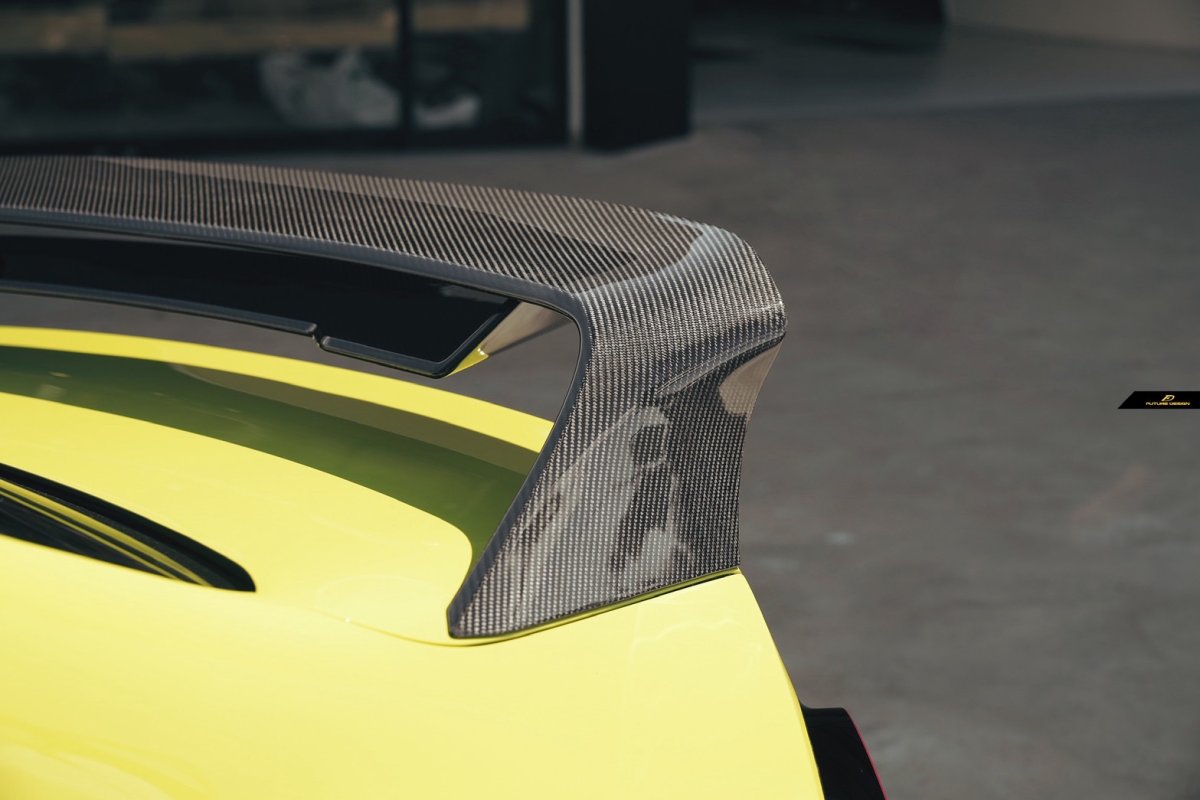 画像11: 【FD×MTC】BMW 2シリーズ G87 クーペ M2用 リアウィング V2 本物DryCarbon ドライカーボン (11)