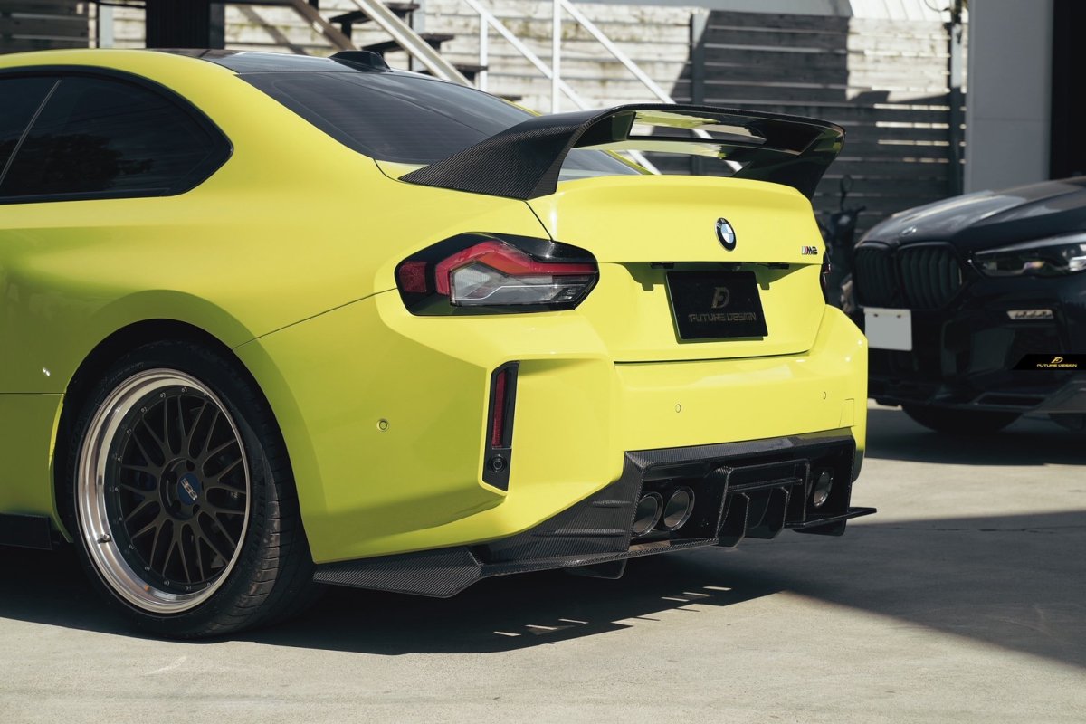 画像16: 【FD×MTC】BMW 2シリーズ G87 クーペ M2用 リアウィング V2 本物DryCarbon ドライカーボン (16)