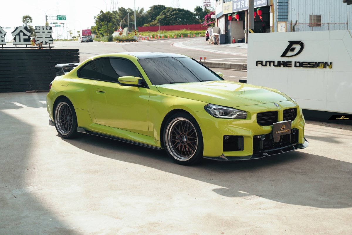 画像4: BMW 2シリーズ G87 クーペ M2用 サイドスカート 本物DryCarbon ドライカーボン (4)