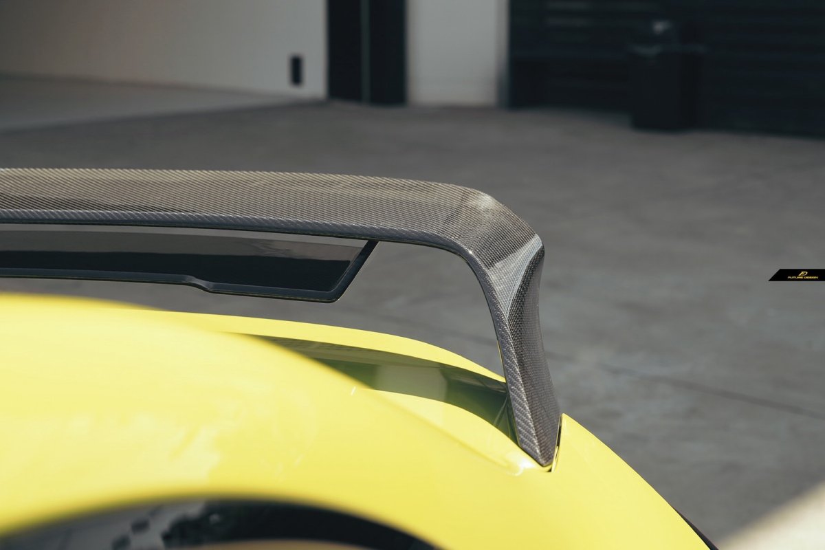 画像14: 【FD×MTC】BMW 2シリーズ G87 クーペ M2用 リアウィング V2 本物DryCarbon ドライカーボン (14)