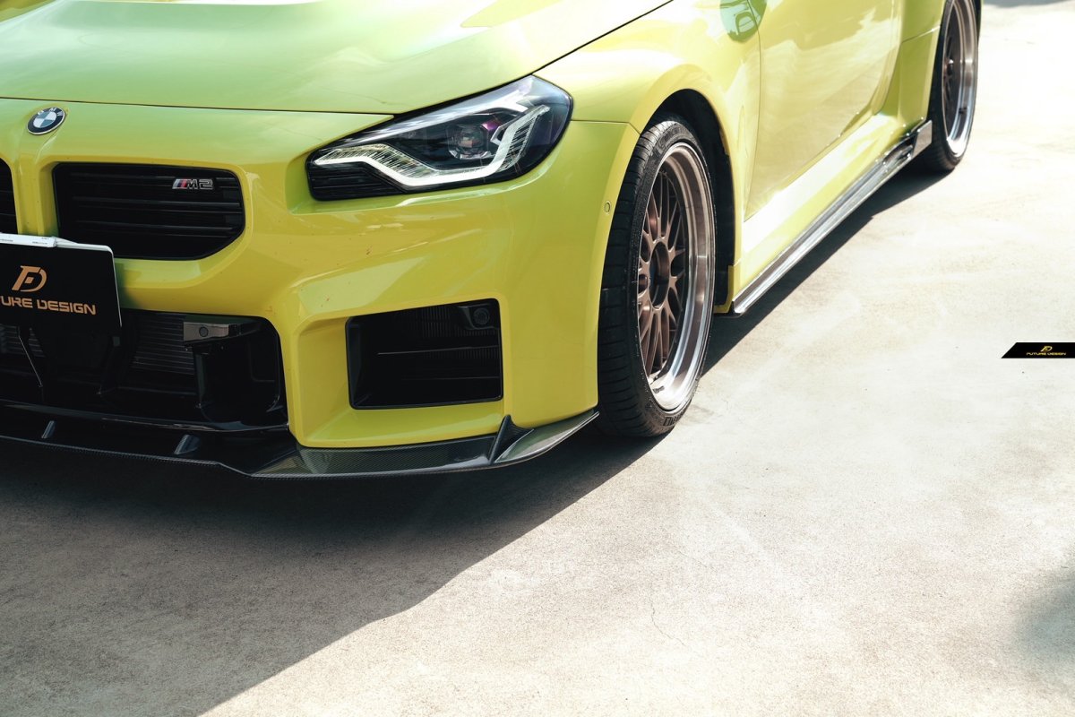 画像37: 【FD×MTC】BMW 2シリーズ G87 クーペ フロント M2用 リップスポイラー 本物DryCarbon ドライカーボン (37)