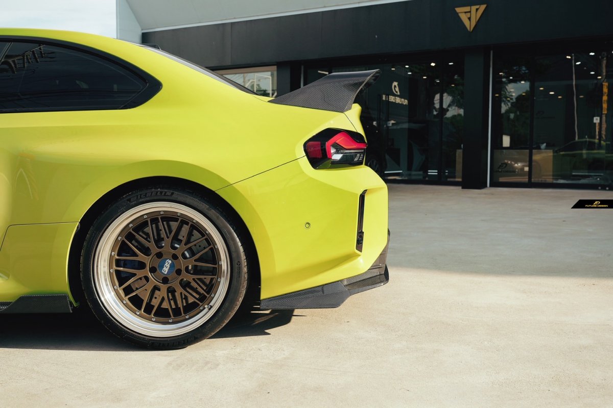 画像5: 【FD×MTC】BMW 2シリーズ G87 クーペ M2用 リアウィング V2 本物DryCarbon ドライカーボン (5)