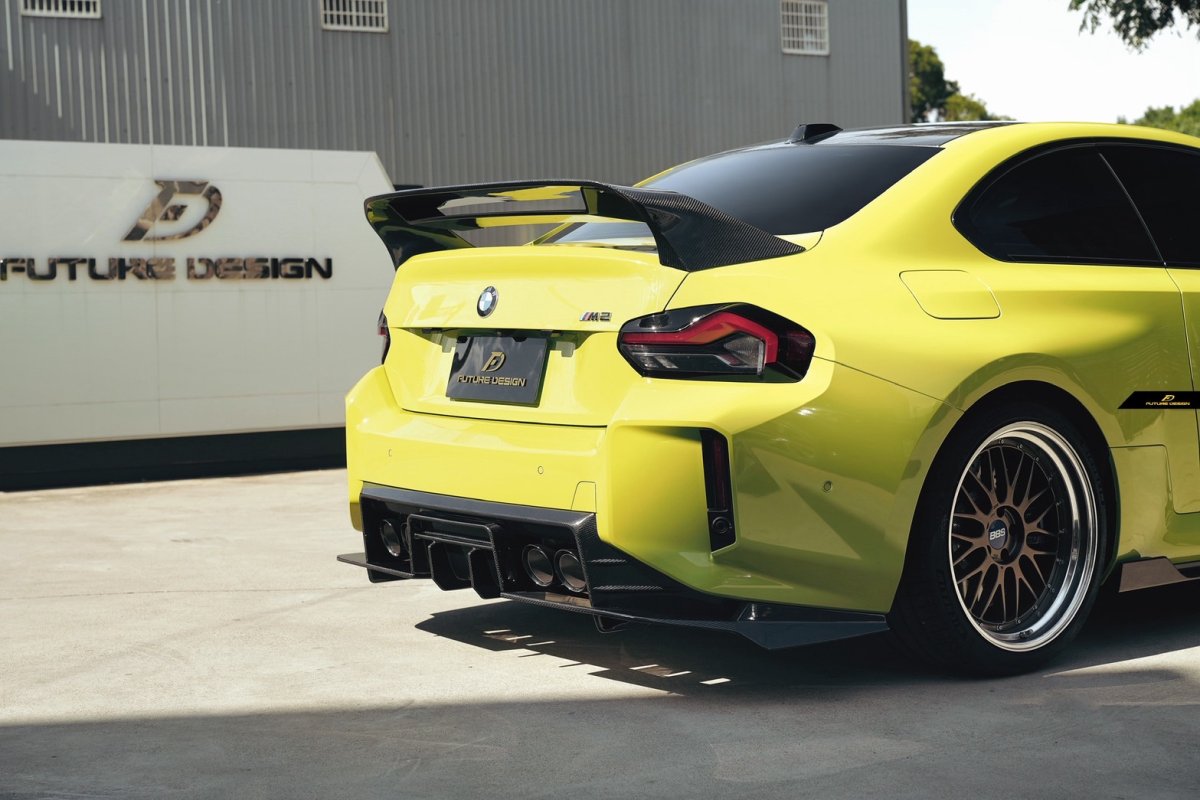 画像7: 【FD×MTC】BMW 2シリーズ G87 クーペ M2用 リアウィング V2 本物DryCarbon ドライカーボン (7)