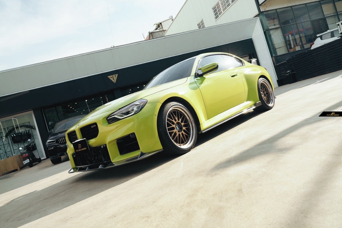 画像33: 【FD×MTC】BMW 2シリーズ G87 クーペ フロント M2用 リップスポイラー 本物DryCarbon ドライカーボン (33)