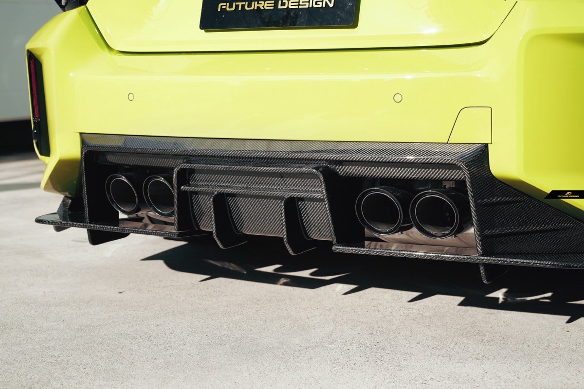 画像27: 【FD×MTC】BMW 2シリーズ G87 クーペ M2用 リア ディフューザー 本物DryCarbon ドライカーボン (27)