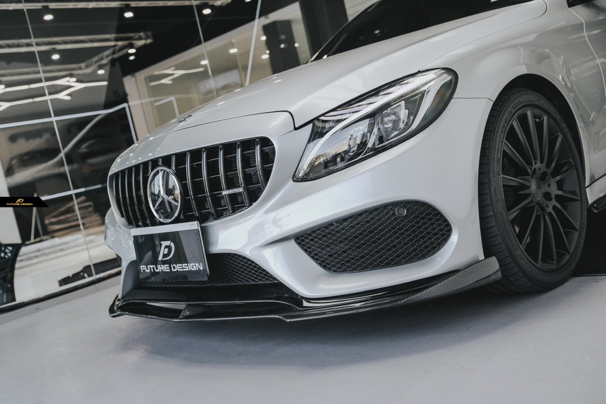 画像7: BENZ メルセデス・ベンツ フロントグリル W205 S205 C205 Cクラス 前期用 AMGパナメリカーナ GTRタイプ ブラックグリル (7)