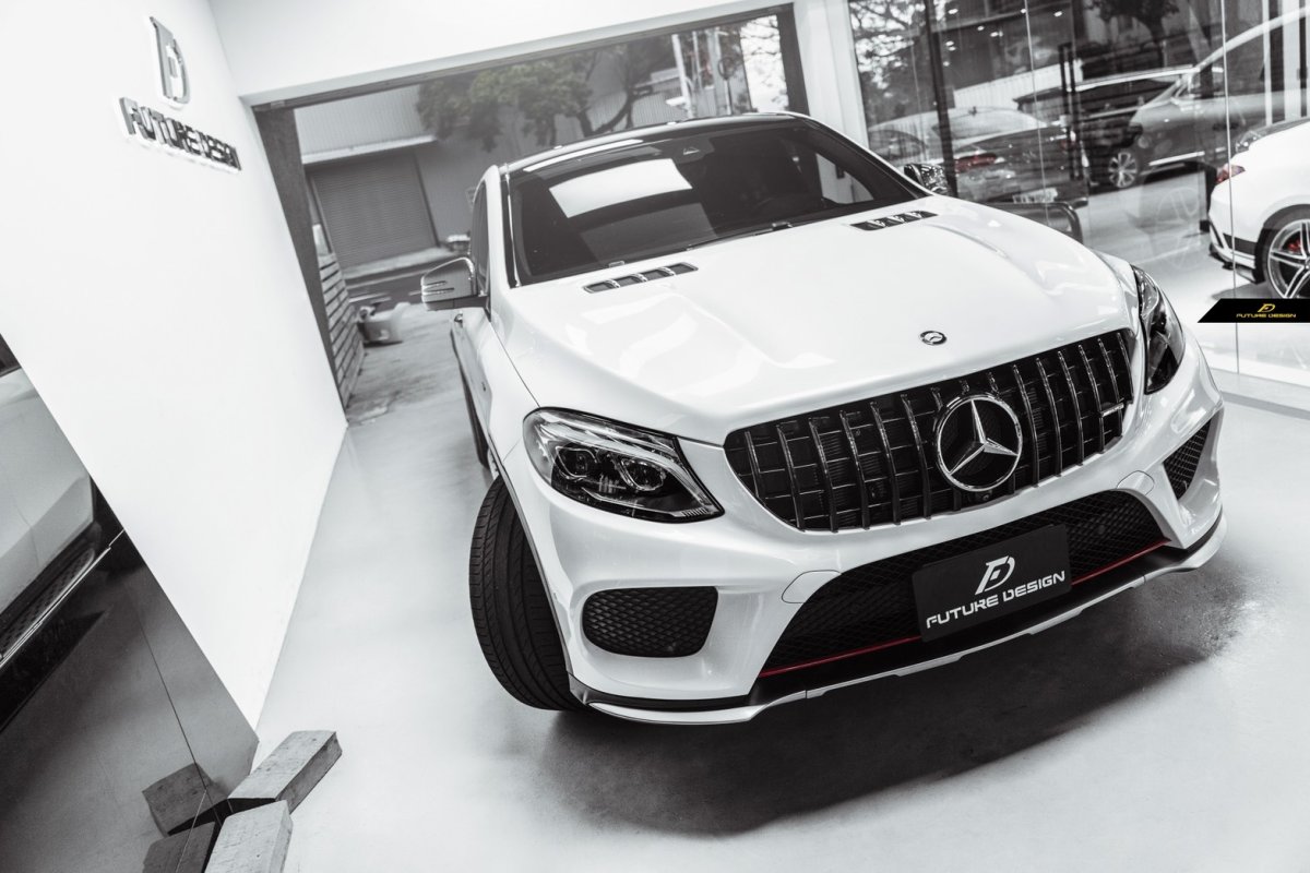 画像2: BENZ メルセデス・ベンツ GLE W292 C292 クーペ用 パナメリカーナ GTR 艶ありブラック グリル　 (2)