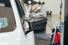 画像3: BMW 5シリーズ G60 i5 G61 ドアミラー用 本物ドライCarbon ドライカーボン COVER カバー (3)