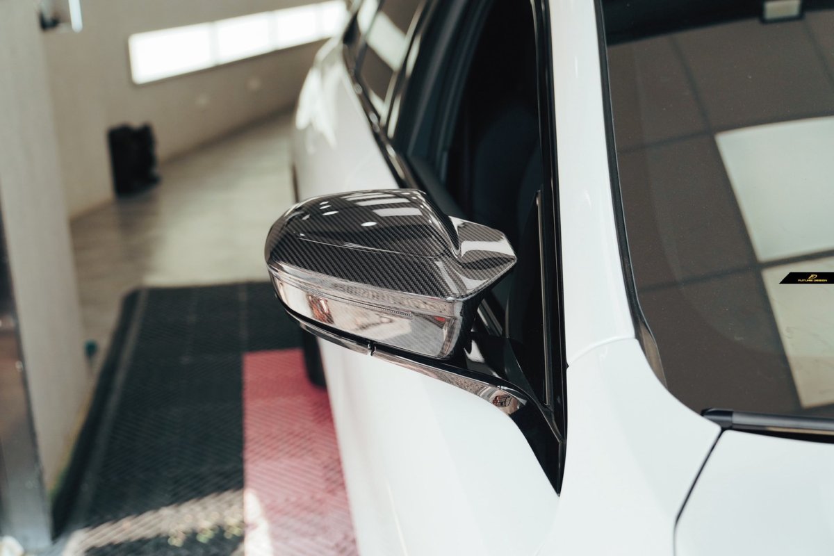 画像6: BMW 5シリーズ G60 i5 G61 ドアミラー用 本物ドライCarbon ドライカーボン COVER カバー (6)