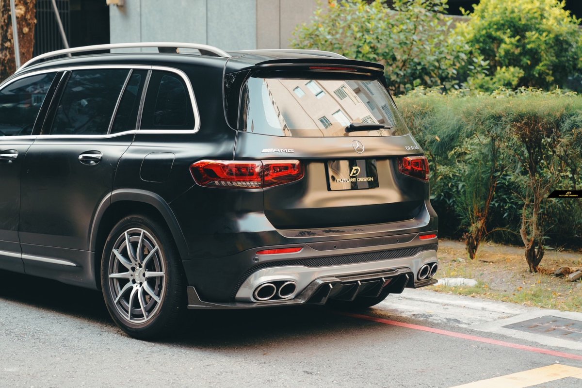 画像31: BENZ メルセデス・ベンツ GLB-Class X247 リアディフューザー V2 本物Drycabon ドライカーボン  GLB200 GLB250 GLB35 (31)