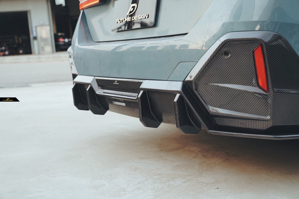 画像3: 【送料無料】BMW 5シリーズ i5 G60 Mスポーツ リアディフューザー 本物DryCarbon ドライカーボン (3)