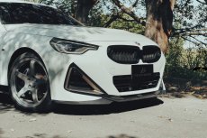 画像34: BMW 2シリーズ G42 クーペ フロント用 リップスポイラー 本物DryCarbon ドライカーボン (34)