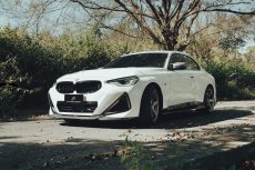 画像21: BMW 2シリーズ G42 クーペ Mスポーツ サイドスカート 本物DryCarbon ドライカーボン (21)