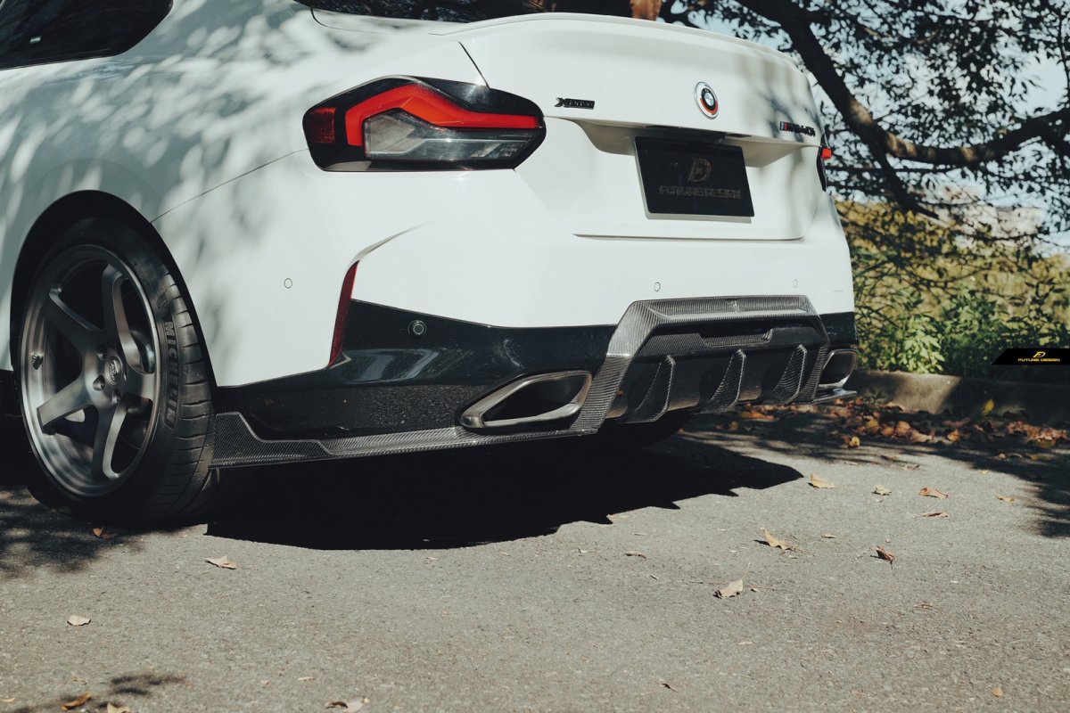 画像11: BMW 2シリーズ G42 クーペ Mスポーツ リア ディフューザー 本物DryCarbon ドライカーボン (11)