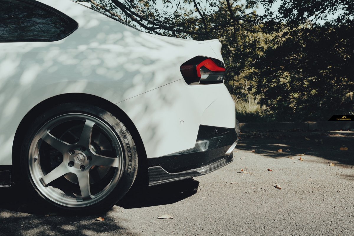 画像9: BMW 2シリーズ G42 クーペ Mスポーツ リア ディフューザー 本物DryCarbon ドライカーボン (9)