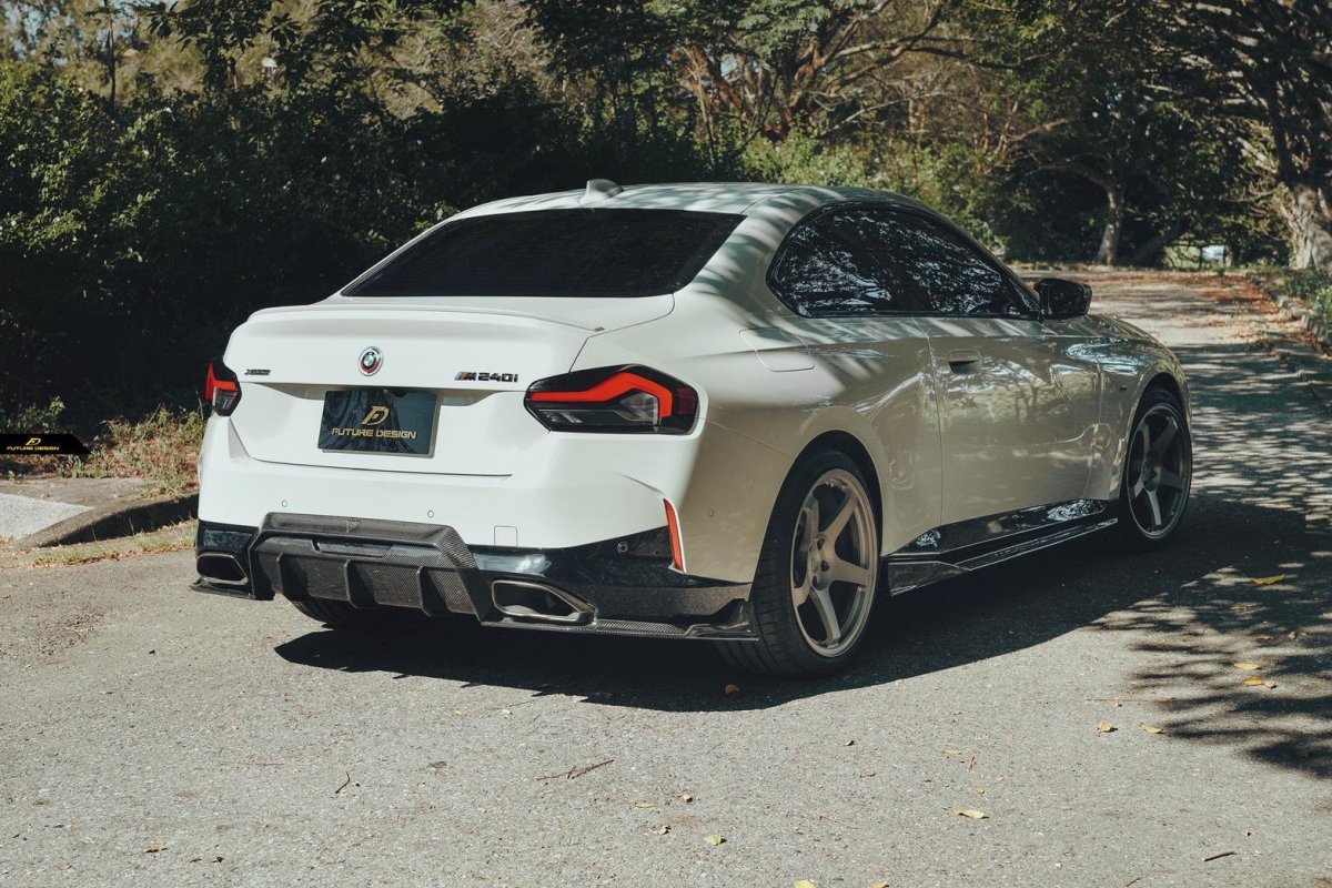 画像19: BMW 2シリーズ G42 クーペ Mスポーツ サイドスカート 本物DryCarbon ドライカーボン (19)