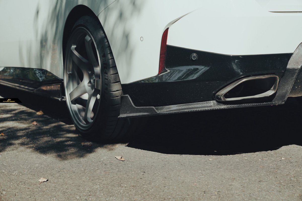 画像7: BMW 2シリーズ G42 クーペ Mスポーツ リア ディフューザー 本物DryCarbon ドライカーボン (7)