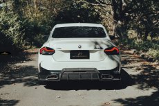 画像2: BMW 2シリーズ G42 クーペ Mスポーツ リア ディフューザー 本物DryCarbon ドライカーボン (2)