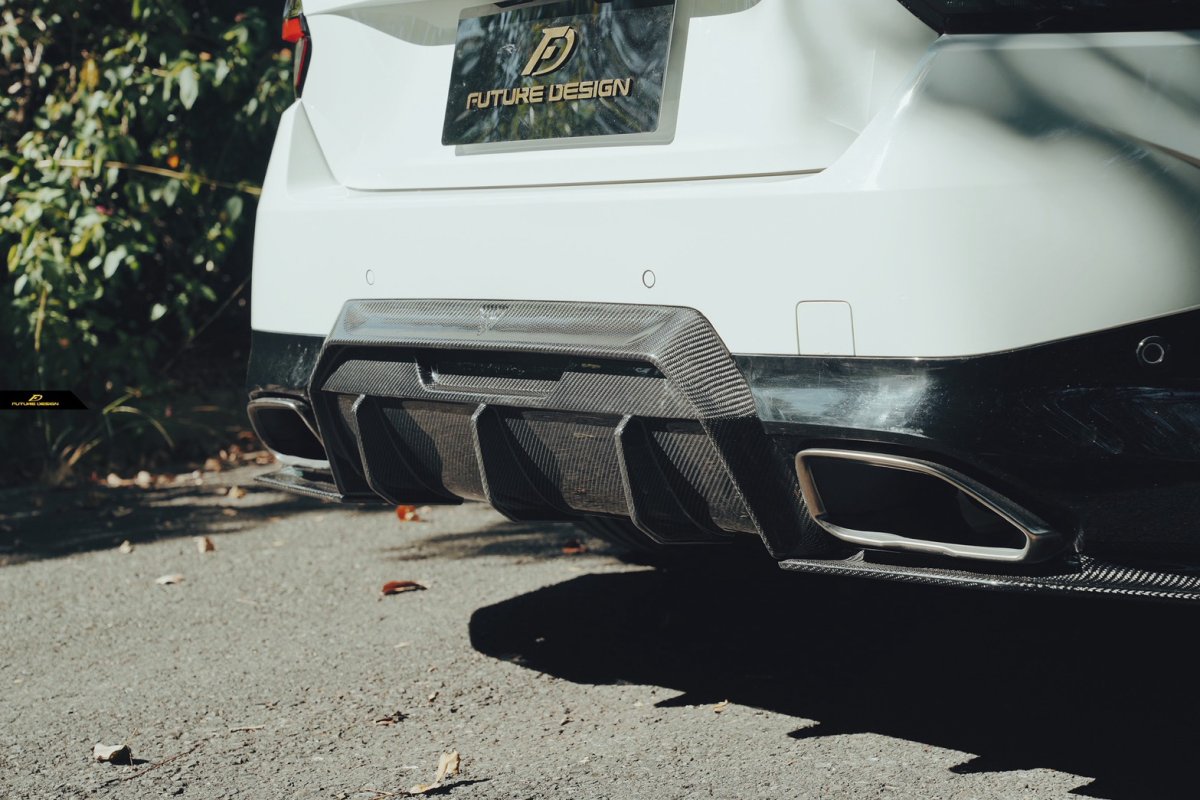 画像13: BMW 2シリーズ G42 クーペ Mスポーツ リア ディフューザー 本物DryCarbon ドライカーボン (13)