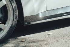 画像2: BMW 2シリーズ G42 クーペ Mスポーツ サイドスカート 本物DryCarbon ドライカーボン (2)
